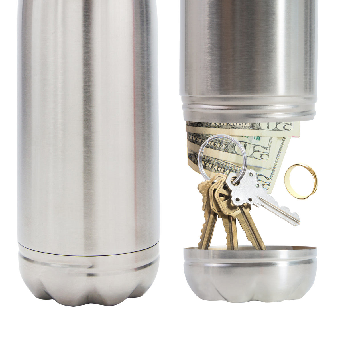 Diversion Water Bottle Stash Safe Can Secret Safes with Leak-proof Lid and  Huge Hidden Compartment for Keys, Cash and Valuables
