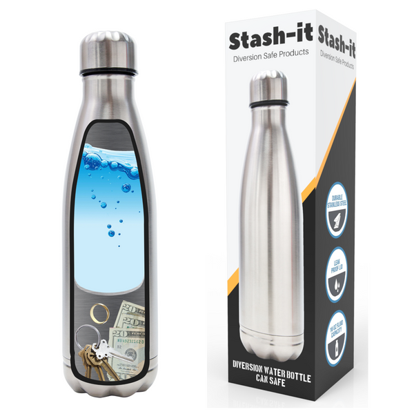 Diversion Water Bottle, Portable Water Bottle Secret Stash, Pill